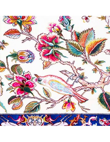 Tabriz hand-woven silk carpet Rc-117 zoom in