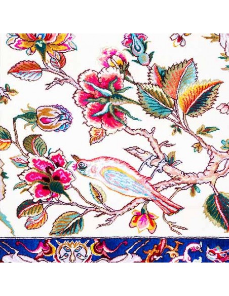 Tabriz hand-woven silk carpet Rc-117 zoom in