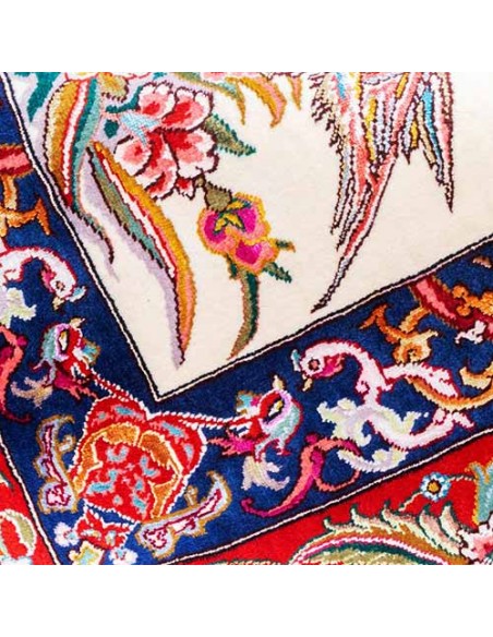 Tabriz hand-woven silk rug Rc-117 zoom in