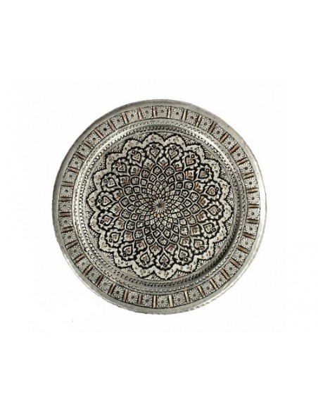 Antique flower-patterned Tray