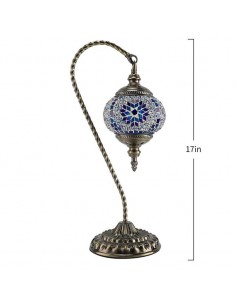 Crystal Table Lamp Moroccan Swan Neck 2