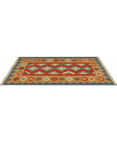 Reversible Qashqaei hand-woven kilim Rc-119 horizontal View