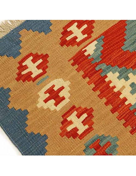 Reversible Qashqaei hand-woven kilim Rc-119 details