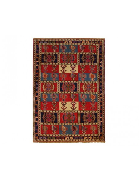 Hand-woven kilim with Needle pattern Rc-120 full view Hand-woven kilim with Needle pattern Rc-120 full view