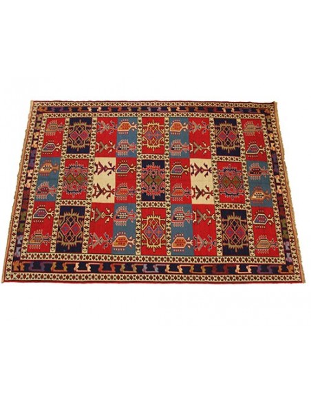 Hand-woven kilim with Needle pattern Rc-120 horizontal View Hand-woven kilim with Needle pattern Rc-120 horizontal View