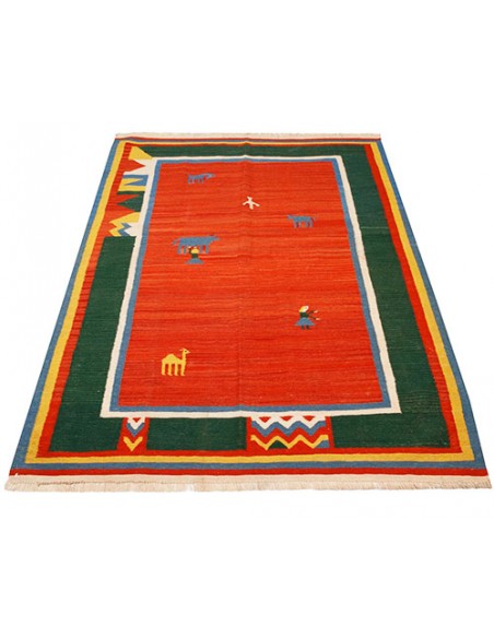Hand-woven kilim Rc-121 full view