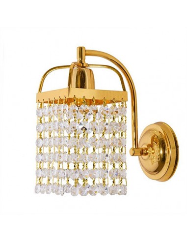Golden Crystal Wall Light Sconce