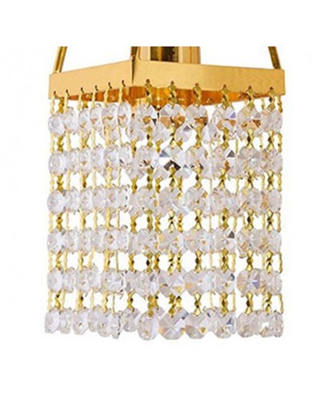 Golden Crystal Wall Light Sconce - details