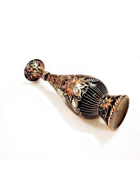 Copper Art Handcrafting Rose Flower Engraved Copper