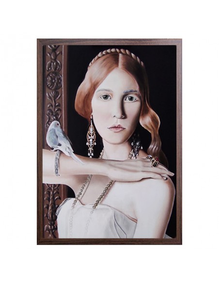 Painting Canvas "A Woman from the Aristocracy" Full View Painting Canvas "A Woman from the Aristocracy" Full View