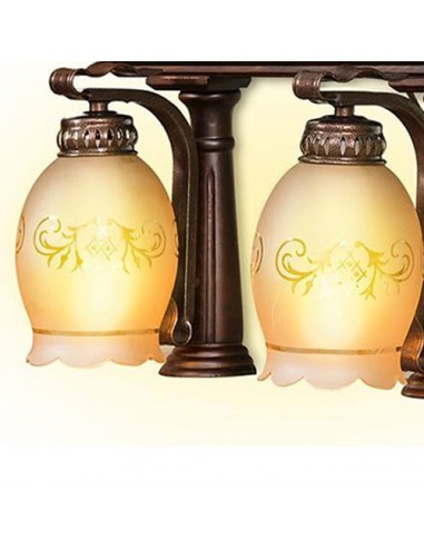wooden Wall Light Art Deco Wall Sconce - globes