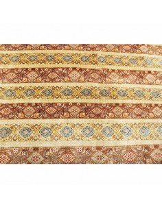 Qom hand-woven silk carpet Rc-136 full view 2