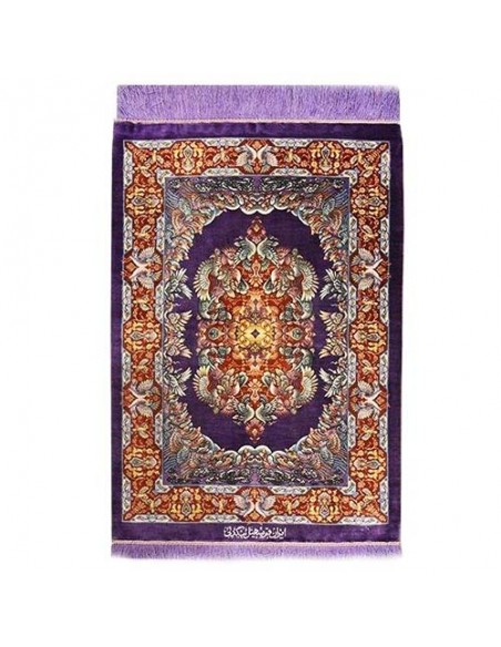 All Silk Hand woven Carpet With Toranj Pattern Rc-139 full view