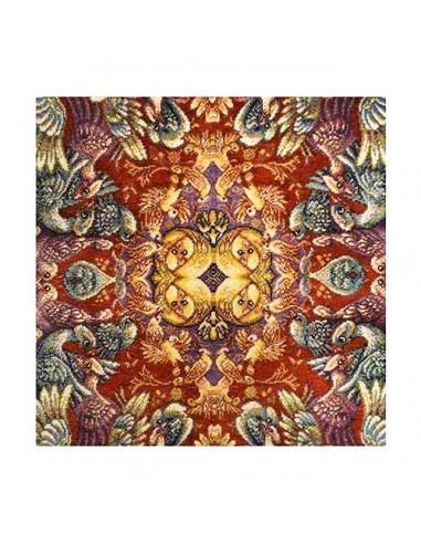 All Silk Hand woven Carpet With Toranj Pattern Rc-139 zoom in