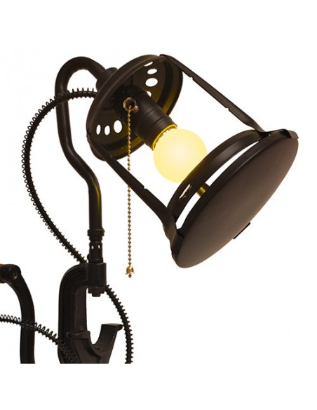 Modern Desk Lamp Black Table Lamp - Light Bulb
