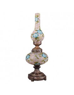 Table Lamp With Floral Vitray Design