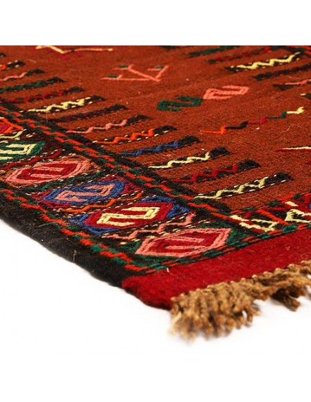 Khorasan hand-woven runner kilim Rc-144 thickness