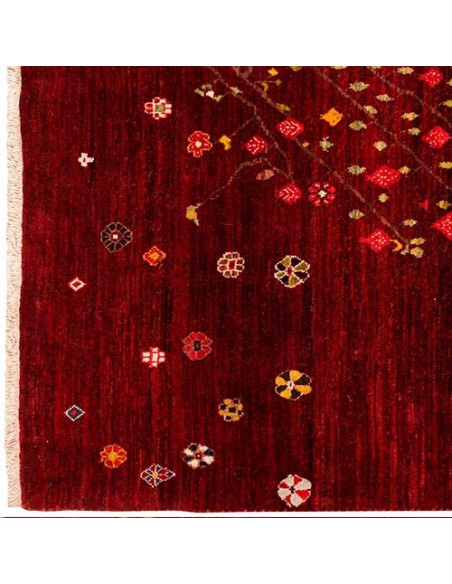 Fars Hand-woven Gabbeh Rc-146 fringe