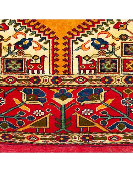 Khorasan Hand-woven Silk Carpet Rc-147 zoom in Khorasan Hand-woven Silk Carpet Rc-147 zoom in