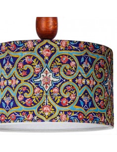Drum Chandelier with Colorful Design 2