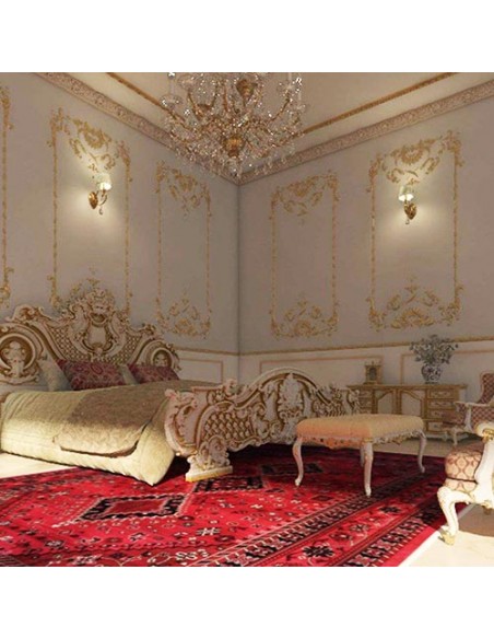 Isfahan Machine woven Area Carpet With Balooch Pattern Rc-148 in decoration