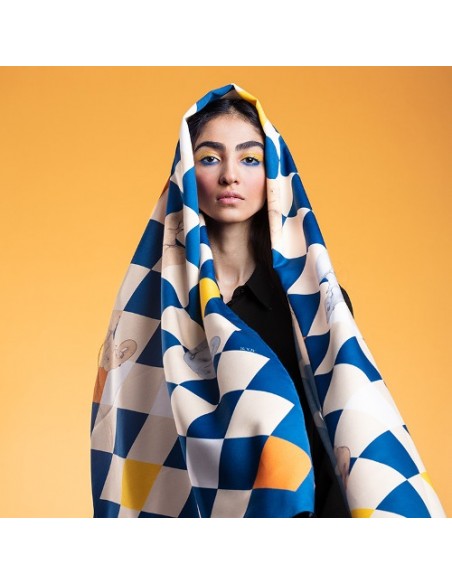 cream-blue-geometric-patterned-scarf
