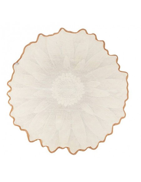 Three-dimensional Chrysanthemum Flower Design Doormat Rc-149 back side