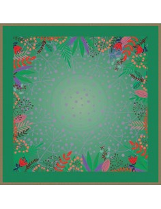 green-scarf-twill-fabric 2