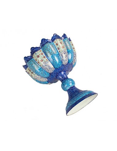 Special Minakari (Painted Enamel) Candy Bowl Angled