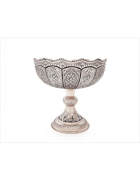 Persian Metal Embossing Candy Bowl HC-610 Full View Cyruscrafts