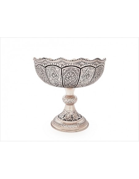 Persian Metal Embossing Candy Bowl HC-610 Full View Cyruscrafts Persian Metal Embossing Candy Bowl HC-610 Full View Cyruscrafts