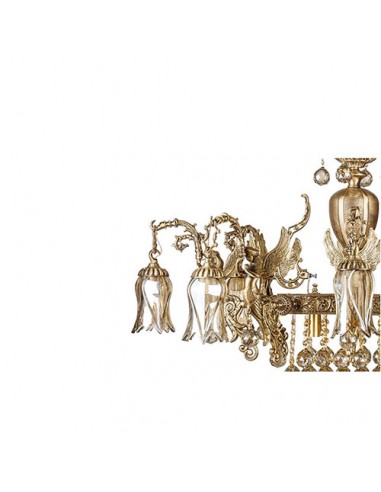 Glam design Cheshmeh Noor 14-Flame Chandelier ID-613