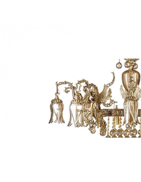 Glam design Cheshmeh Noor 14-Flame Chandelier ID-613 Glam design Cheshmeh Noor 14-Flame Chandelier ID-613
