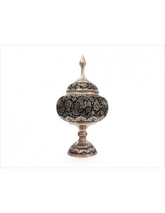 Iranian Metal Embossing Candy Bowl FV