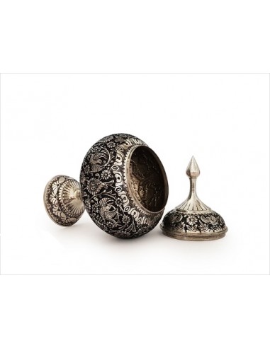 Iranian Metal Embossing Candy Bowl AGD