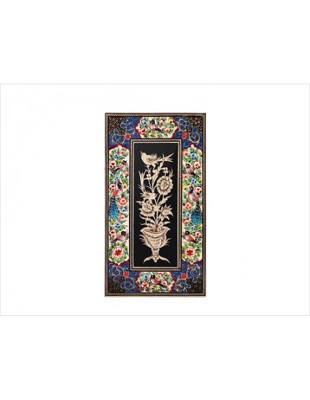 Hand Engraved Flower Wall Panel FV