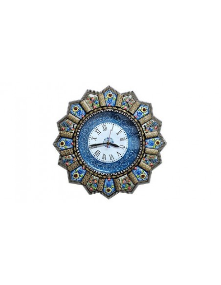 Persian Inlaid wooden Clock FV Persian Inlaid wooden Clock FV