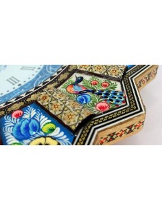 Persian Inlaid wooden Clock FV 2