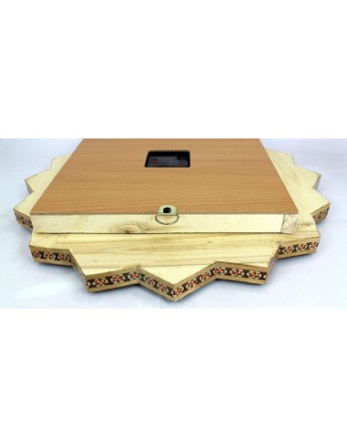 Persian Inlaid wooden Clock BA
