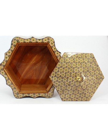 Persian Inlay Wood Candy/Nut Box IN