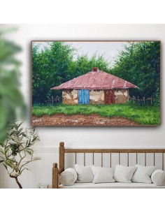 Singular Painting The Country House by Narges Amini - Full View 2