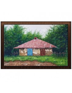 Singular Painting The Country House by Narges Amini - Full View