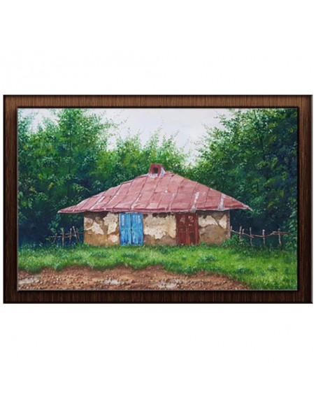 Singular Painting The Country House by Narges Amini - Full View