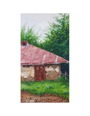 Singular Painting The Country House by Narges Amini - Zoom In-2