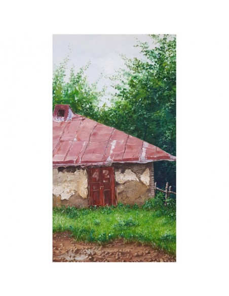 Singular Painting The Country House by Narges Amini - Zoom In-2