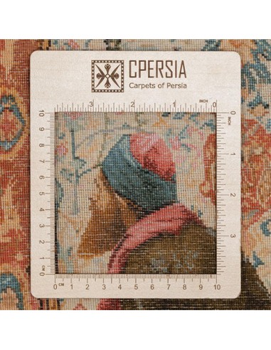 The Bazaar of Cairo Tabriz Hand-Woven Tableau Rug -  Details