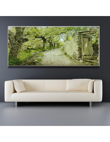 Flourish Alley Tabriz 100% Hand-Woven Tableau Rug Pictorial Carpet Wall Art