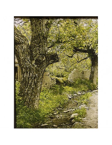 Flourish Alley Tabriz 100% Hand-Woven Tableau Rug Pictorial Carpet Zoom In-1