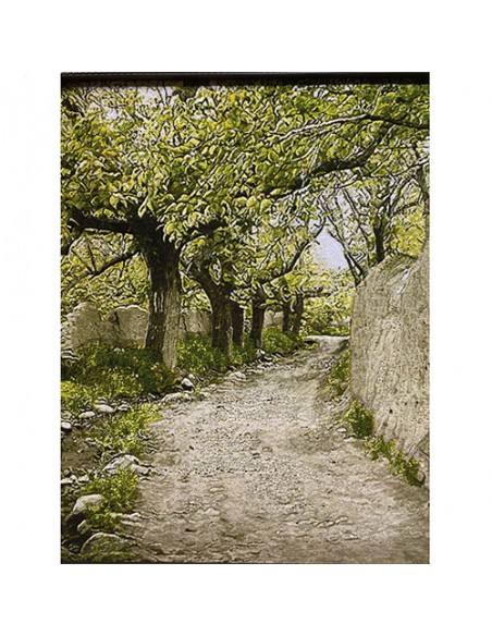 Flourish Alley Tabriz 100% Hand-Woven Tableau Rug Pictorial Carpet Zoom In-2