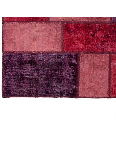 Colored Hand-woven Collage Carpet Rc-163 zoom in